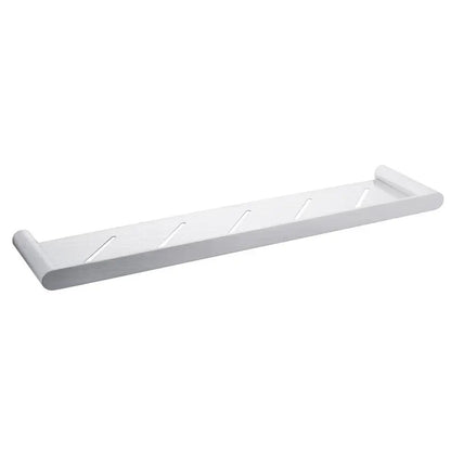 RUSHY Brushed Nickel Round Stainless Steel Shelf 