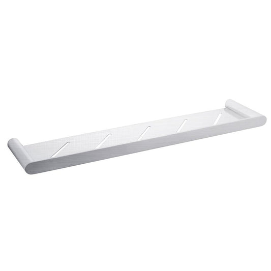 RUSHY Brushed Nickel Round Stainless Steel Shelf