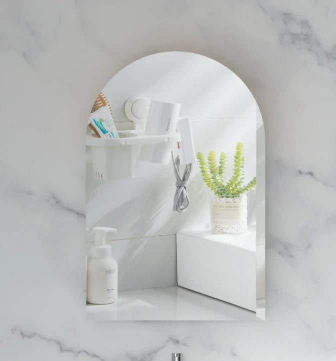 Imperial 600x900mm Arch Shaving Cabinet - Matte White Carysil
