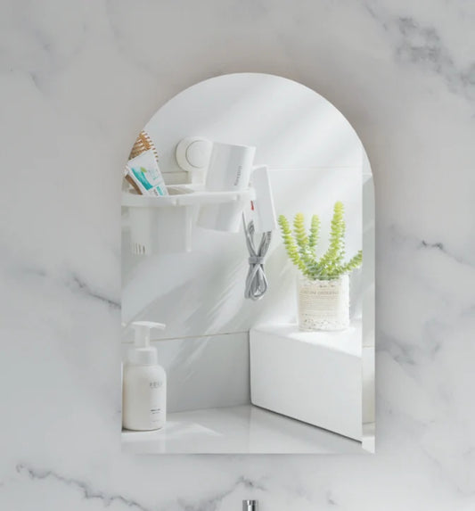 Imperial 600x900mm Arch Shaving Cabinet - Matte White Carysil