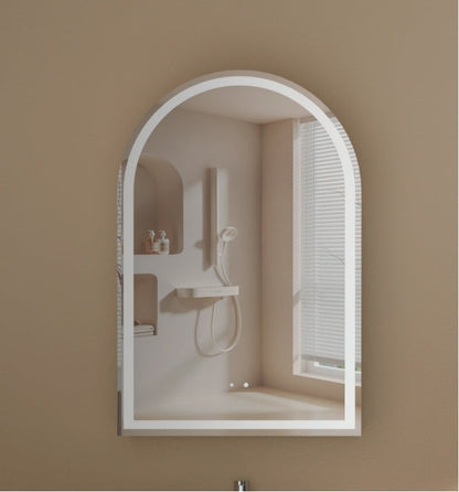 Imperial Arch LED Shaving Cabinet 600x900mm - WALNUT Carysil