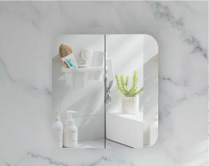 GRAND Shaving Cabinet  750x800mm/900x800mm - MATTE WHITE Carysil