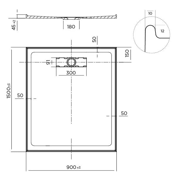 ELITE Shower Base -