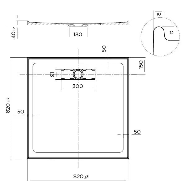 ELITE Shower Base -