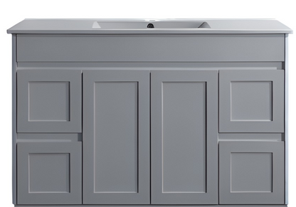 Luna Wall Hung Vanity - Matte Grey 