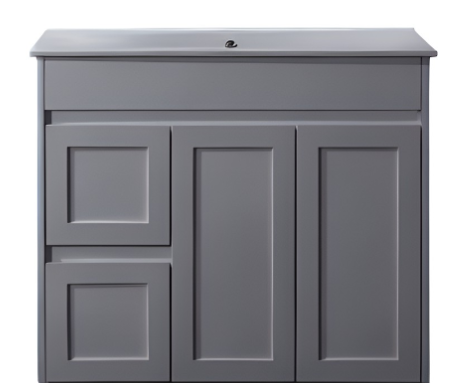 Luna Wall Hung Vanity - Matte Grey 