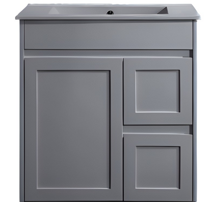 Luna Wall Hung Vanity - Matte Grey 