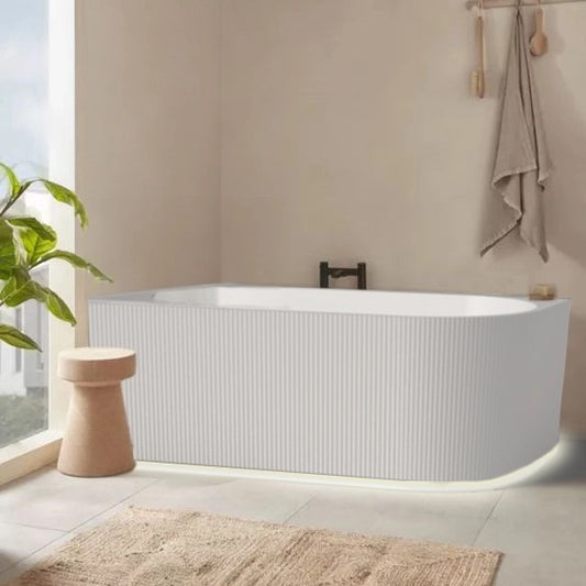 Genova Corner Bathtub - Left or Right Hand Corner - in 2 Sizes (1500mm,1700mm)