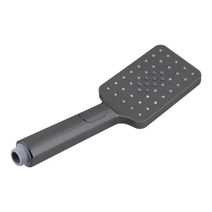 ABS Square Gunmetal Grey 3 Functions Rainfall Hand Held Shower Head  Handheld Shower Head