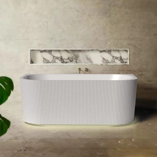 Havana Back To Wall Bathtub - in 2 Sizes (1490mm,1685mm)