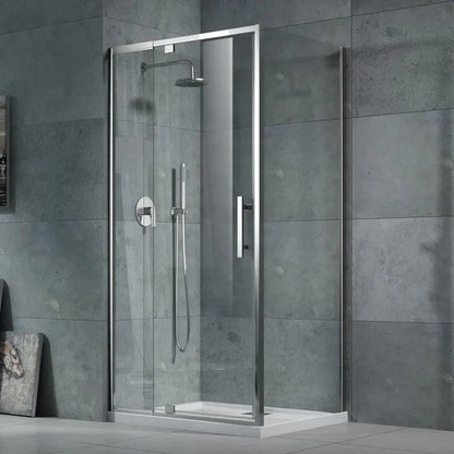 LOUVE Square Pivot Shower Screen - 5 Sizes & 2 Color's Available