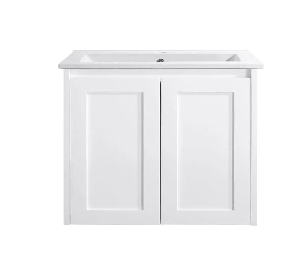 Luna Wall Hung Vanity - Gloss White 
