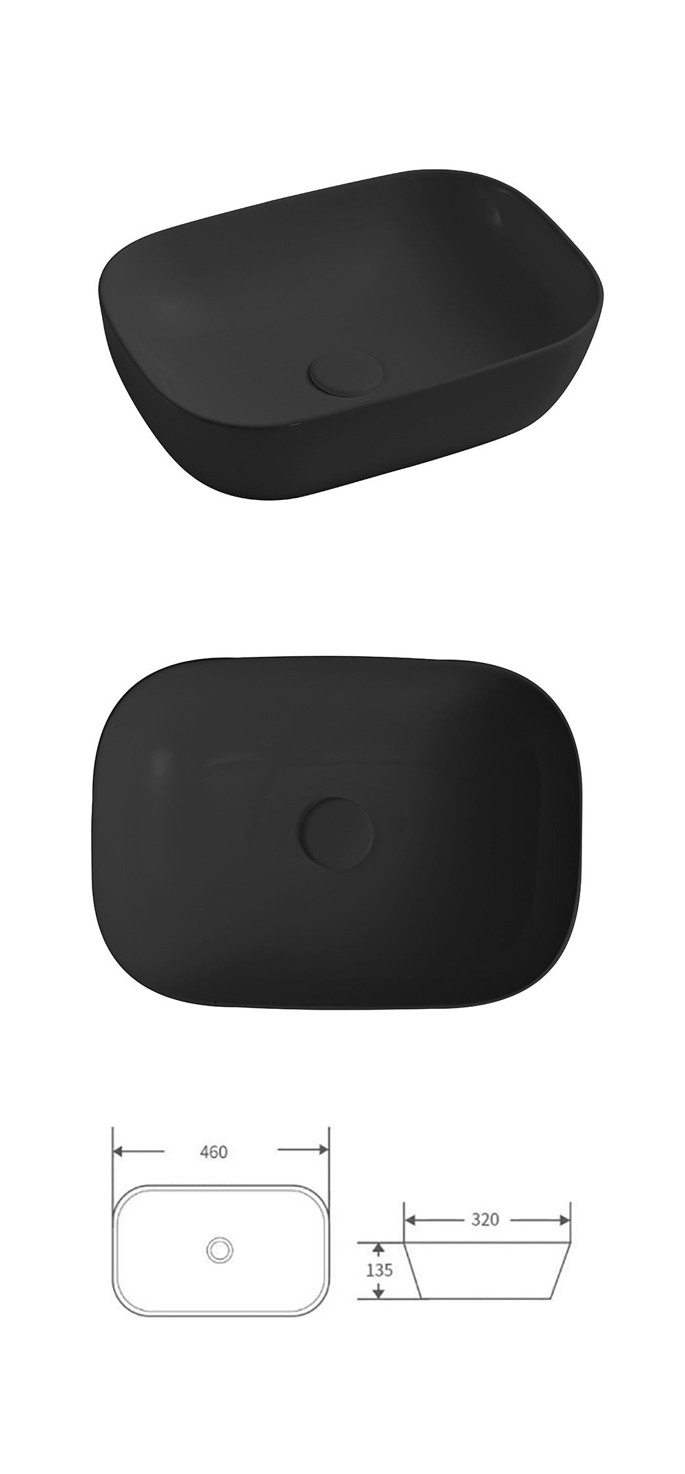 Minuet Above Counter Basin - 3 Colors Available