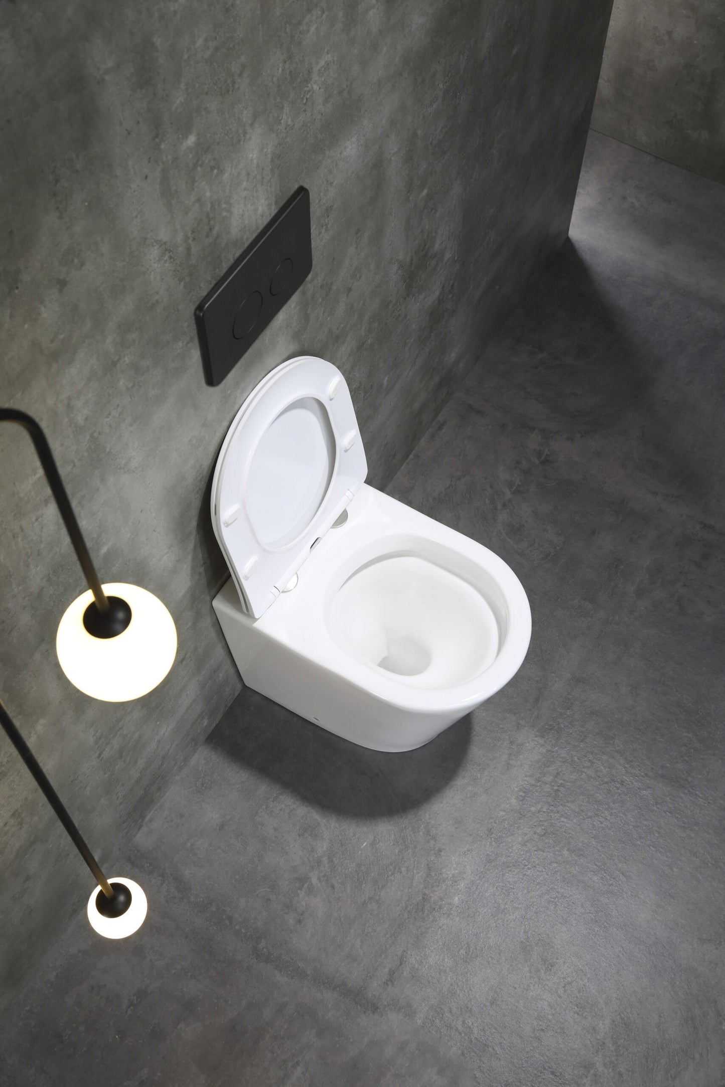 BOSTON R&T Tornado & Rimless Pan with In-Wall Cistern Package