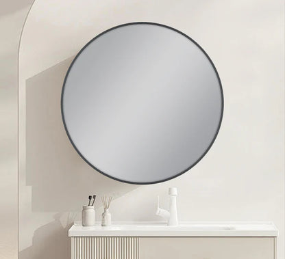 Round Framed 800mm Carysil Mirrors - 4 Colors