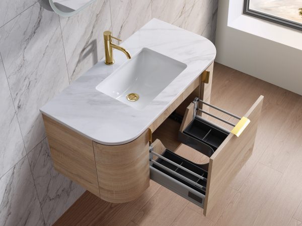 Plateau Wall Hung Vanity - 2 Color's & 3 Sizes Available