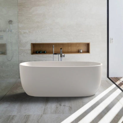 Paris Freestanding Bathtub - 2 Sizes (1500mm,1700mm) - Matte or Glossy White