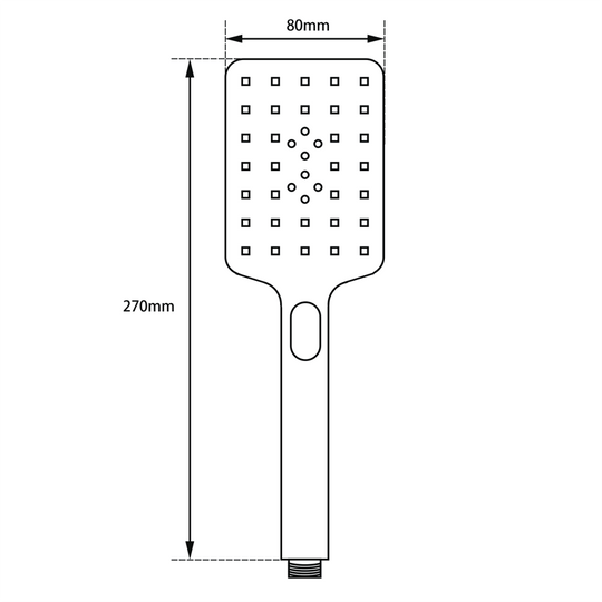 Brushed Brass 3 Functions Handheld Shower  Handheld Shower Head