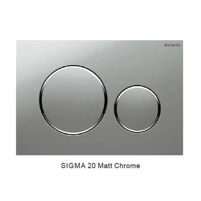 Sigma 20 — Round Dual Flush Button 