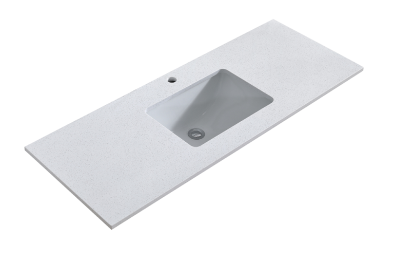 Luna Wall Hung Vanity - Gloss White 