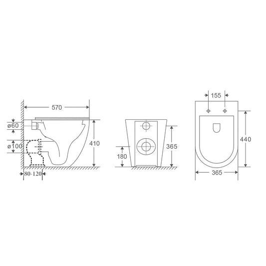 LAGOS Tornado-Rimless Floor Pan