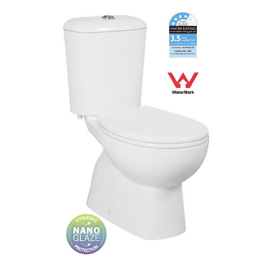YORK Close Couple Toilet Suite (S-trap)