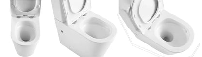 VERA Toilet Suite Back to Wall Tornado Rimless - Nano Glazed 