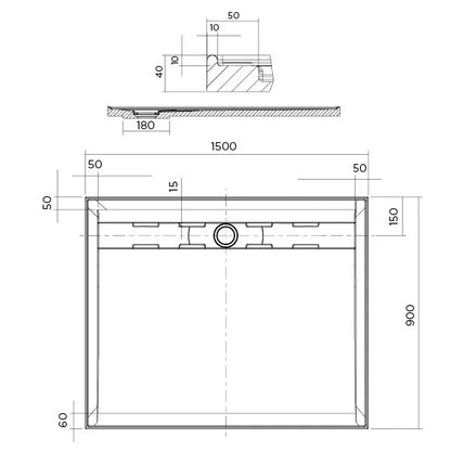 URBAN II Shower Base