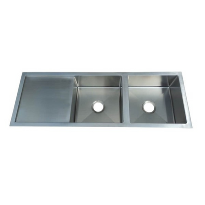 IMPACT Double Bowl Sink with Drainer