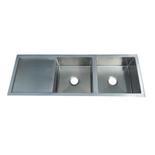 IMPACT Double Bowl Sink with Drainer