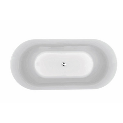 SORRENTO Free Standing Oval bath tub - in 2 Sizes (1600mm, 1800mm)