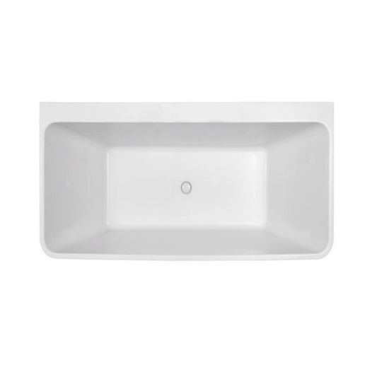 STELLA Free Standing Square Back to Wall Bathub - 2 Sizes (1500mm,1705mm)
