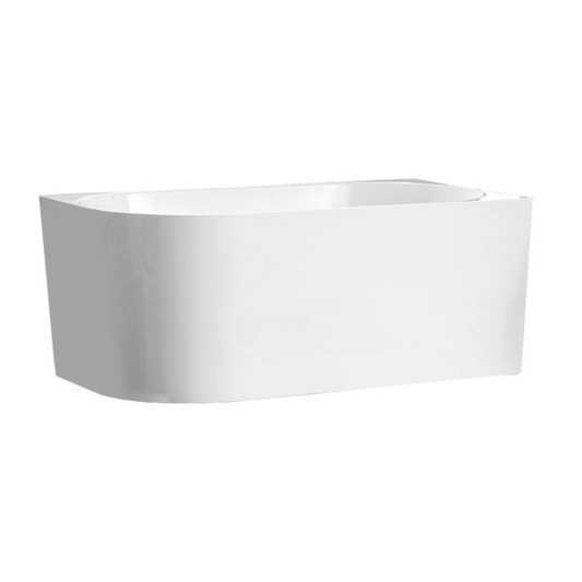 BONDI Square Free Standing Back to Wall Bathtub - Right or Left Hand Side - in 2 Sizes (1485mm,1680mm)