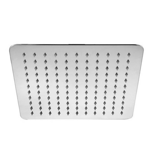 Super-slim Square Brushed Nickel Rainfall Shower Head 250mm