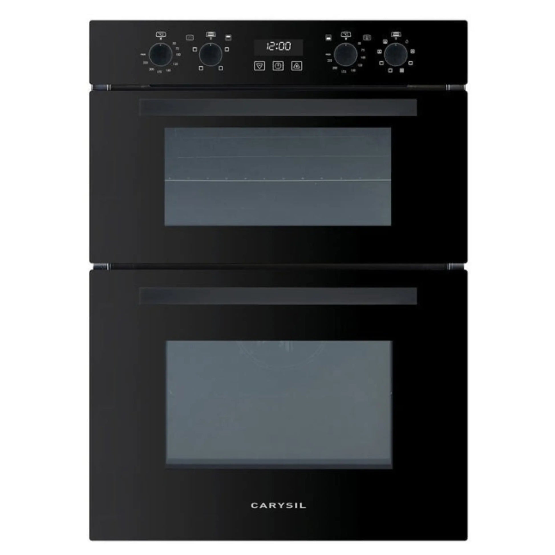 Carysil Built-In Black Double Oven 60CM 