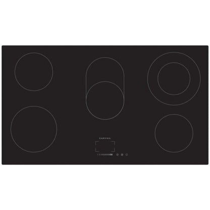 Carysil Built-In Ceramic Hob 90 CM - Black Glass finish 
