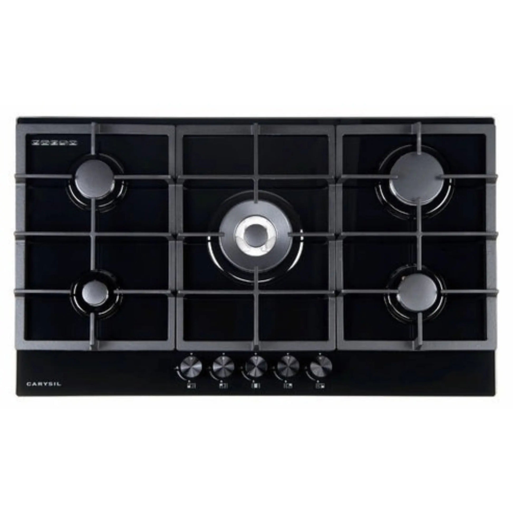 Carysil Built-In Black Glass Gas Cooktop 90cm 