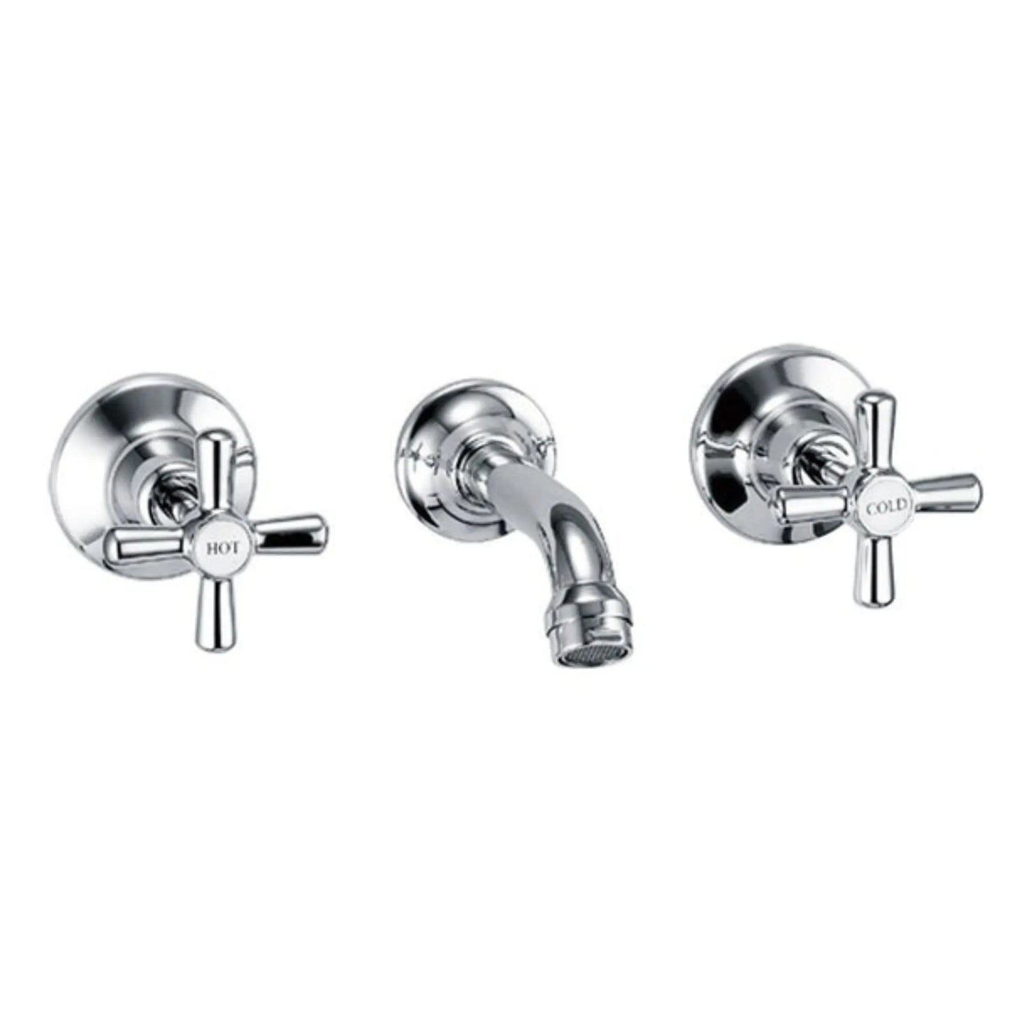 BATHMATES Bath Set in Chrome 