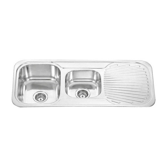 DANTE 1 & 3/4 Sink with Tap Hole and Drainer