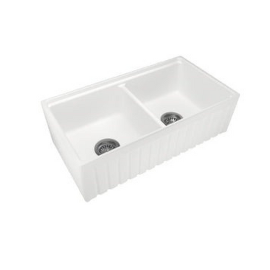Carysil Fine Fireclay Double Bowl