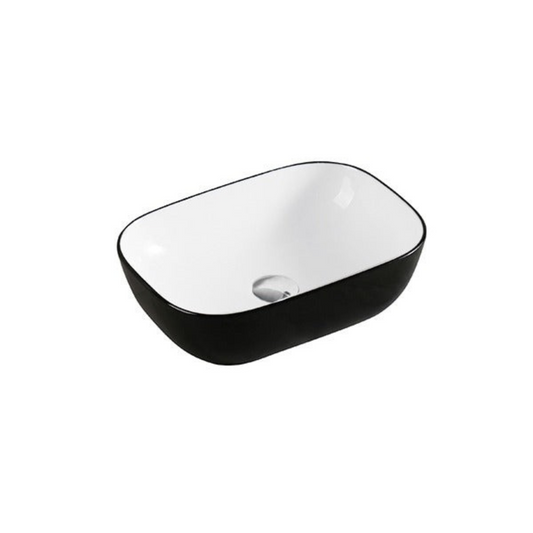 LUCERNE Above Counter Basin - In Gloss White/Matte White/Gloss Black