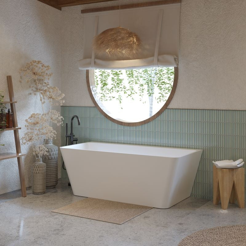 VIRGINIA Back To Wall Bathtub- 2 Sizes Available