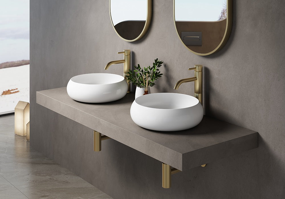 Versilia Ceramic Counter Basins 400mm- 7 Colors Available.