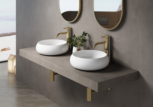 Versilia Ceramic Counter Basins 400mm- 7 Colors Available.