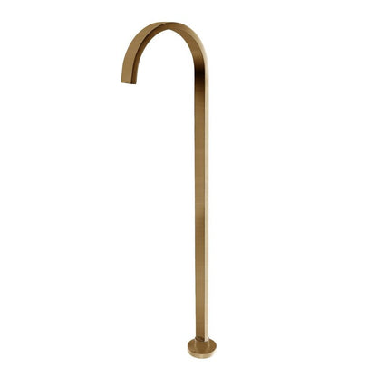 Norico Square Stainless Steel Freestanding Bath Spout (In 3 Colours) 
