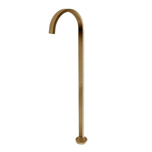 Norico Square Stainless Steel Freestanding Bath Spout (In 3 Colours)