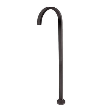 Norico Pentro Round Stainless Steel Freestanding Bath Spout (In 3 Colours) 