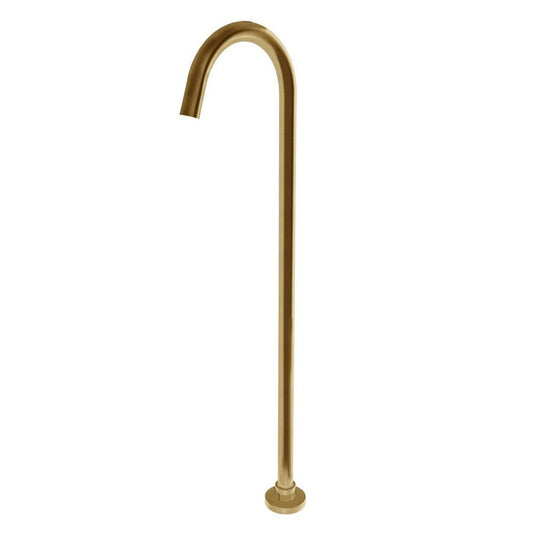 Norico Pentro Round Stainless Steel Freestanding Bath Spout (In 3 Colours)