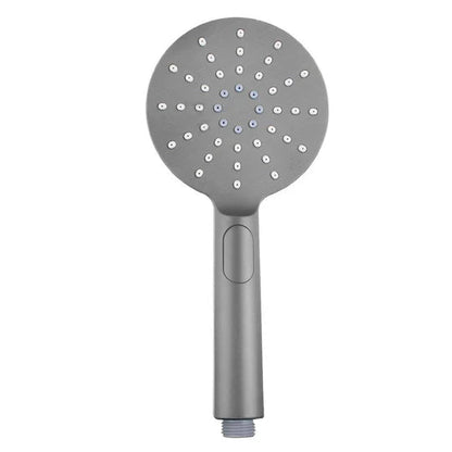 Round Brushed Nickel ABS 3 Function Handheld Shower  Handheld Shower Head