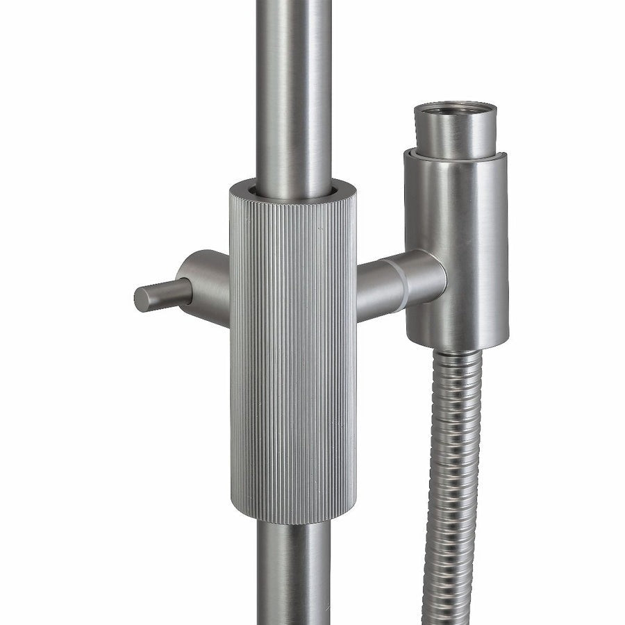 CADDENCE Series Shower Rail without Handheld Shower - in 3 color finishes 